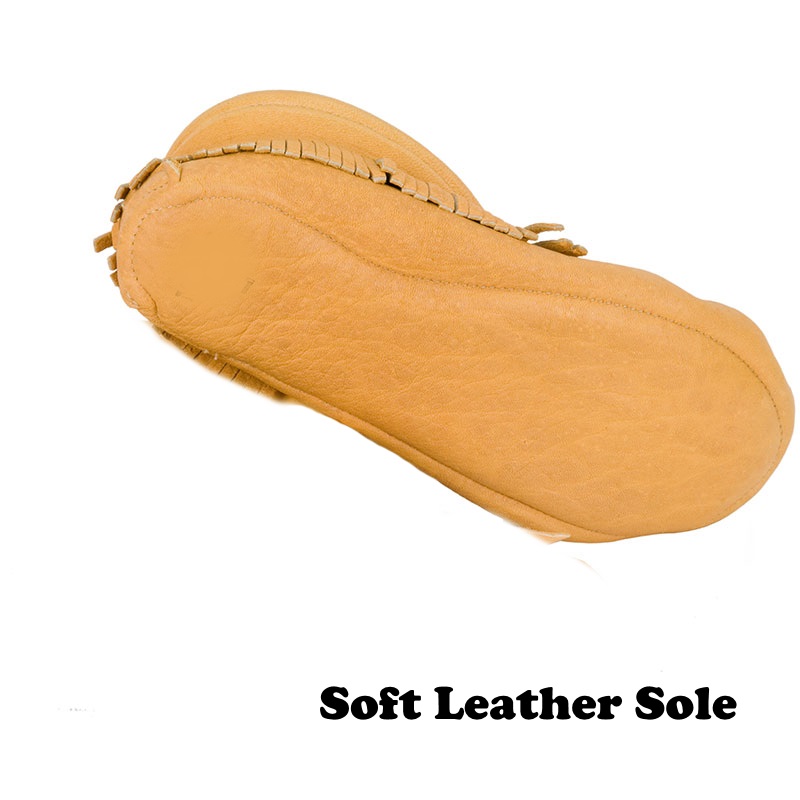 (image for) American Bison Leather Moccasins Low Cut